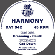 Load image into Gallery viewer, Deep Jungle -  Harmony - Get Down / Dreaming / Caulk - DAT042SE - 12&quot; Blue and White Half and HalfVinyl