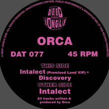 Load image into Gallery viewer, Orca - Deep Jungle - intalect EP - DAT077 - 12&quot; Black Vinyl