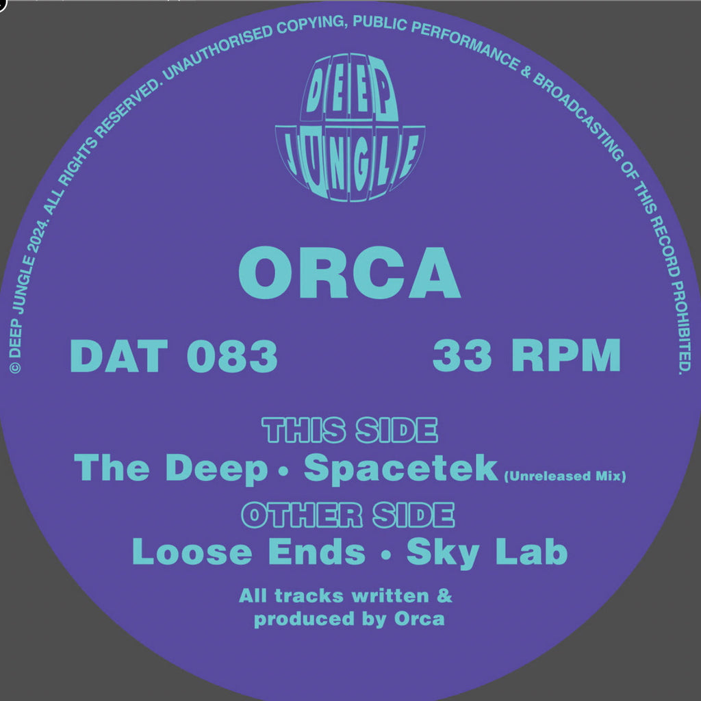 Orca - Deep Jungle - The Deep EP - DAT083 - 12" Vinyl