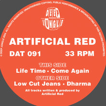 Load image into Gallery viewer, Artificial Red - Low Cut Jeans EP - Deep Jungle Records - DAT091SED - 12" Red &amp; White Donut Special Vinyl