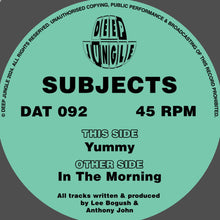 Load image into Gallery viewer, Subjects - In The Morning EP - Deep Jungle - DAT092SE - 12" Green &amp; Black Special Vinyl