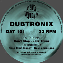 Load image into Gallery viewer, Dubtronix - Rass Clart Money EP - Deep Jungle Records - DAT101 - 12" Black Vinyl