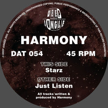 Load image into Gallery viewer, Deep Jungle -  Harmony - Just Listen/Starz EP - DAT054SE - 12&quot; Black and White Special Vinyl