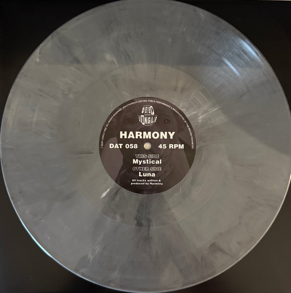Deep Jungle - Harmony - Luna/Mystical - DAT058SE - 12" Grey Marble Special Vinyl