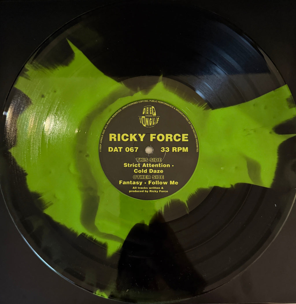 Ricky Force - Fantasy EP - Deep Jungle - DAT067SE - 12" Green and Black Special Vinyl