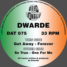 Load image into Gallery viewer, Dwarde - Deep Jungle - So True EP - DAT075SE - 12&quot; Green &amp; Orange Special Half &amp; Half Vinyl