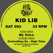 Load image into Gallery viewer, Kid Lib - Controlling Us EP - Deep Jungle - DAT093SE - 12" Green &amp; Black Special Vinyl