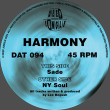 Load image into Gallery viewer, Harmony - NY Soul EP - Deep Jungle - DAT094SES - 12" Blue &amp; White Splatter Special Vinyl