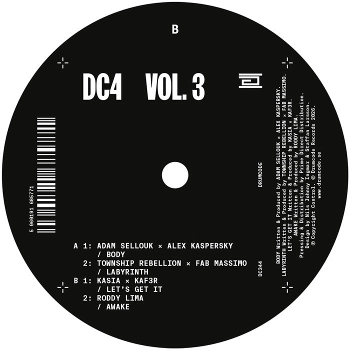 Adam Sellouk & Alex Kaspersky - DC4 Vol. 3 - DC344 label B