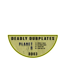Load image into Gallery viewer, Planet B - Bring It Back EP (Random Colour Vinyl) - Deadly Dubplates - DD03 - 12&quot; Vinyl - Old Skool