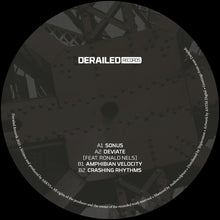 Load image into Gallery viewer, ARKVS - Derailed: Amphibian Velocity EP [black clouds vinyl] - Planet Rhythm - DRLDV001 - 12&quot; Vinyl - Techno - Dutch Import