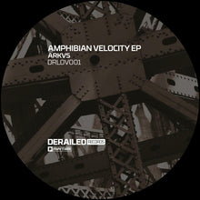 Load image into Gallery viewer, ARKVS - Derailed: Amphibian Velocity EP [black clouds vinyl] - Planet Rhythm - DRLDV001 - 12&quot; Vinyl - Techno - Dutch Import