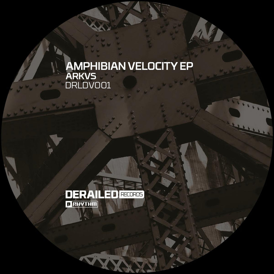 ARKVS - Derailed: Amphibian Velocity EP [black clouds vinyl] - Planet Rhythm - DRLDV001 - 12