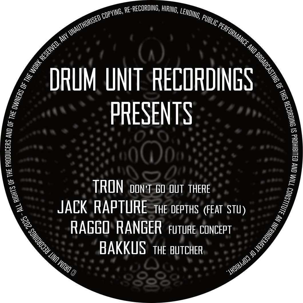 Tron, Jack Rapture, Raggo Ranger - Untitled EP - Drum Unit - DRUM04 - 12