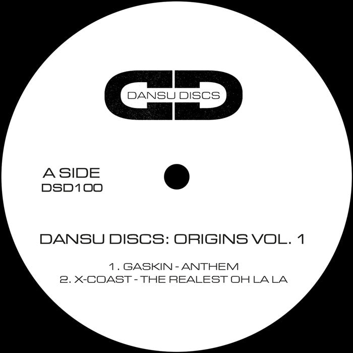 Dansu Discs: Origins Vol. 1 - DSD100 label