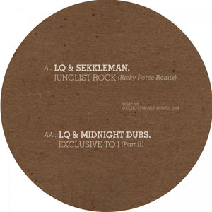 LQ & Sekkleman - Echo Chamber - Junglist Rock - ECHO006 - 10" Vinyl - Drum n Bass - Australian Import