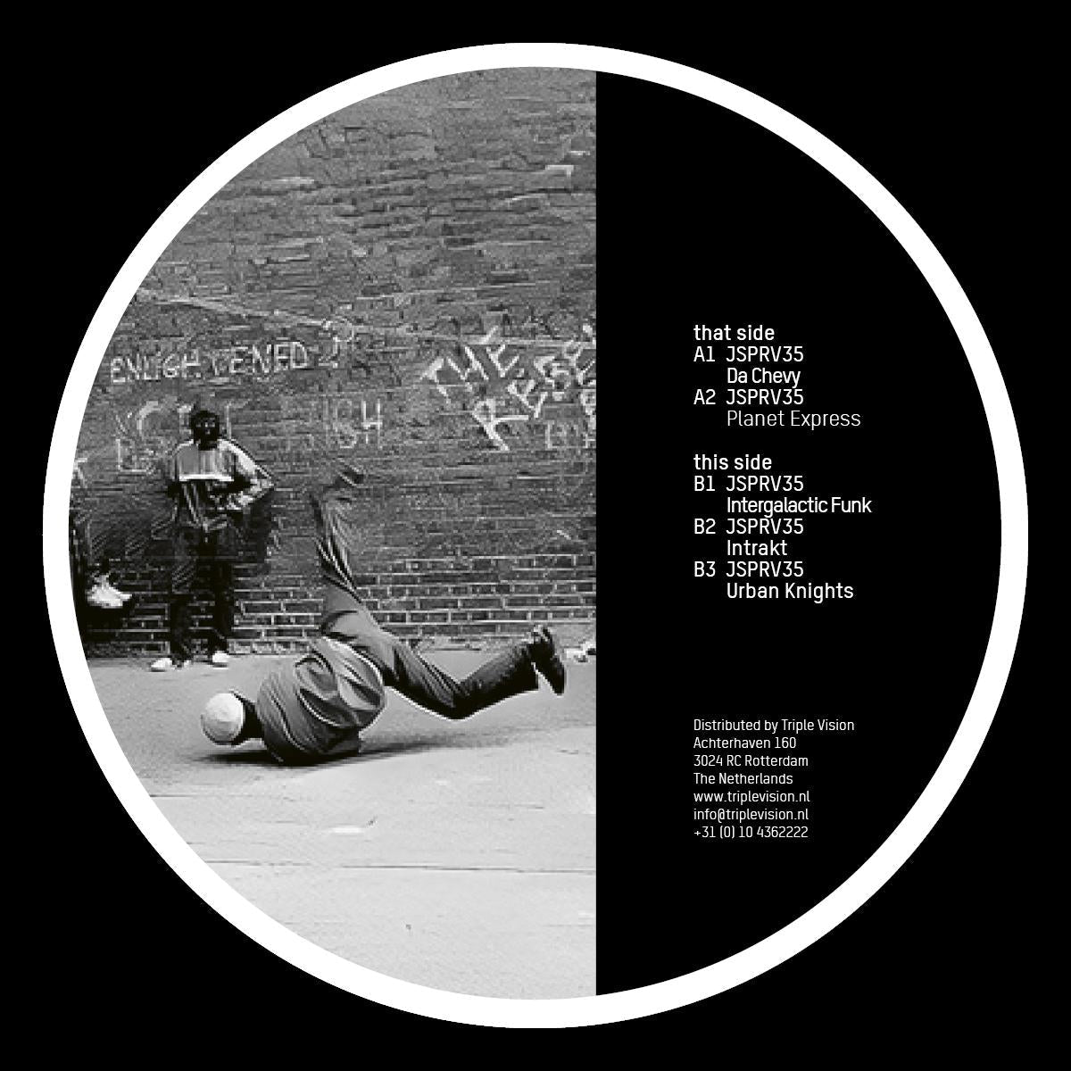JSPRV35 - Intergalactic Funk EP [clear vinyl / label sleeve] - Planet Rhythm - ELECTRO002 - 12" Vinyl - Electro - Dutch Import