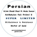 Persian - We Should Shout EP - Existence Is Resistance - ER006 - 12" Vinyl - House / Breakbeat / Disco