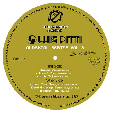 Luis Pitti - Old School Series Vol.3 - ExperimentalBass Records - EXB003 - 12