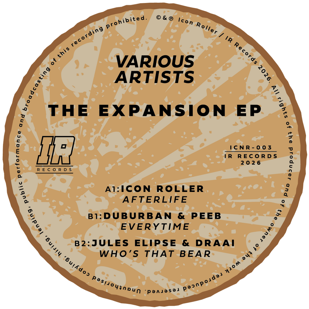 The Expansion EP - label artwork with full tracklist