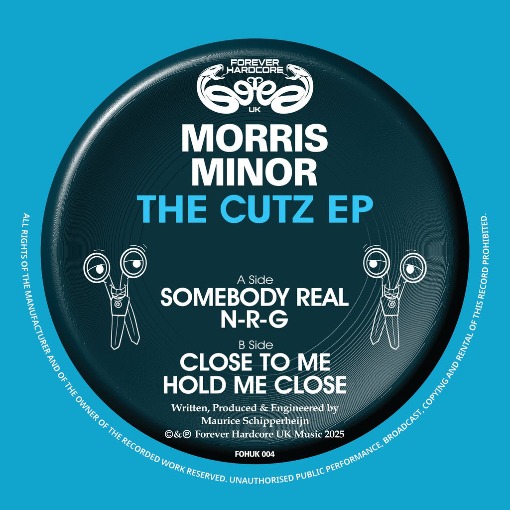 Morris Minor - The Cutz EP - Forever Hardcore Records - FOHUK04 - Old Skool - 12" Chaos Colour Vinyl