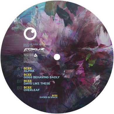 Bcee - Days Like These EP [purple marbled vinyl / label sleeve]- FOKUZ117 - 12