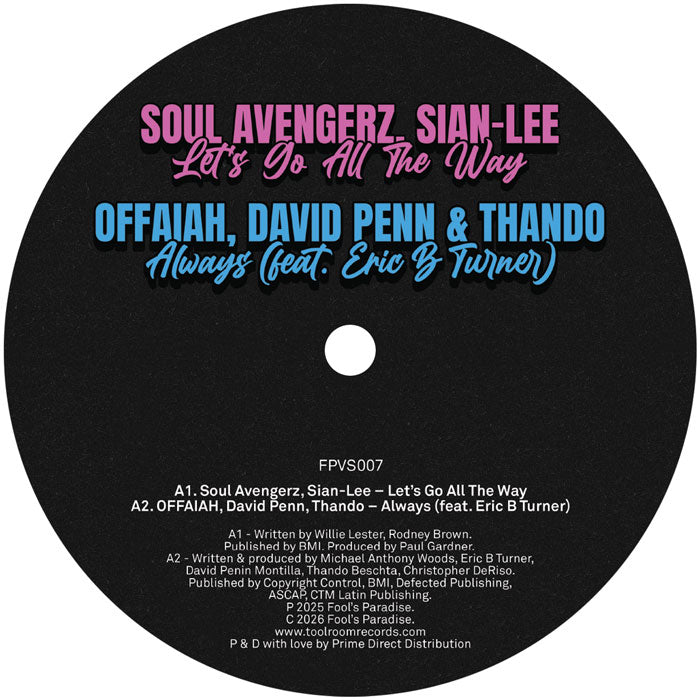 Soul Avengerz / OFFAIAH - Fool's Paradise Sampler Vol. 7 - FPVS007 alt