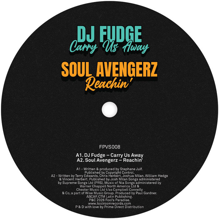 Fool's Paradise Sampler Vol. 8 - FPVS008 side A label