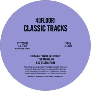 E-Man / Fonda Rae / Jon Cutler/ The Return  -  4 To The Floor - Classics Volume 5 - FTTFCS006 -12" vinyl