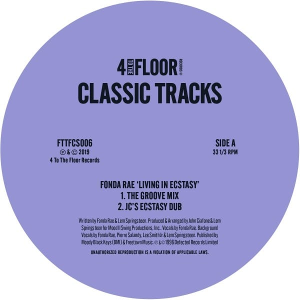 E-Man / Fonda Rae / Jon Cutler/ The Return  -  4 To The Floor - Classics Volume 5 - FTTFCS006 -12
