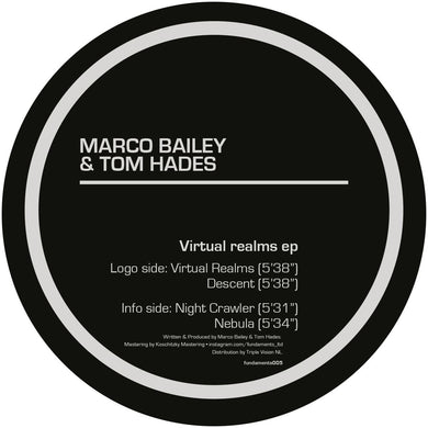 Marco Bailey & Tom Hades - Virtual Realms EP  - Fundaments 12