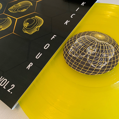 Ron Wells/ Daniel Silk/ Sync Dynamix/ Arkyn -Kick Four EP Vol 2  - Good2Go Records - G2G019 - (Translucent Yellow 12')
