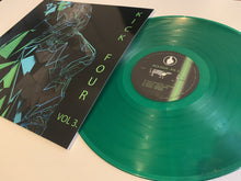 Load image into Gallery viewer, KICK FOUR VOL 3 - Ron Wells - Sync Dynamix - Innercore - Tristronic - GOOD 2 GO DMR - 12&quot; GREEN VINYL
