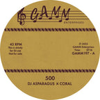 DJ ASPARAGUS X CORAL - GAMM ENTERPRISES - 500/93 -  GAMM197  - 12" Vinyl
