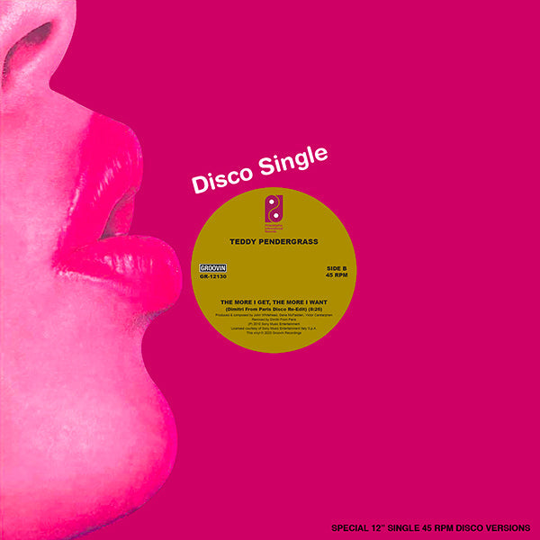 TEDDY PENDERGRASS - "You Can't Hide From Yourself" / "The More I Get, The More I Want" (Dimitri From Paris remixes) - GROOVIN - GR-12130 - DISCO - 12" Vinyl