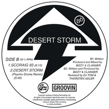 Load image into Gallery viewer, DESERT STORM - DESERT STORM / SCORAIG 93 - GROOVIN - GR-12117 - TECHNO, ACID - 12" Vinyl