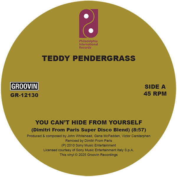 TEDDY PENDERGRASS - "You Can't Hide From Yourself" / "The More I Get, The More I Want" (Dimitri From Paris remixes) - GROOVIN - GR-12130 - DISCO - 12" Vinyl