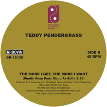 Load image into Gallery viewer, TEDDY PENDERGRASS - "You Can't Hide From Yourself" / "The More I Get, The More I Want" (Dimitri From Paris remixes) - GROOVIN - GR-12130 - DISCO - 12" Vinyl