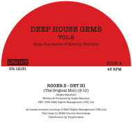 ROGER S, LOOP 7, AFTER HOURS - DEEP HOUSE GEMS VOL.2 - GROOVIN - GR-12131 - DEEP HOUSE - 12