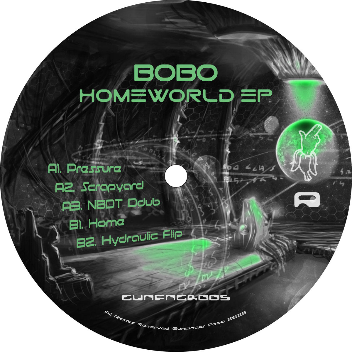 Bobo - Homeworld EP - Gunfinger Food - GUNFNGR005