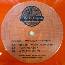 Load image into Gallery viewer, Krugah - Gunns Road Music - My Way LP Sampler - GUNNSMPL001 - 12&quot; Orange Vinyl