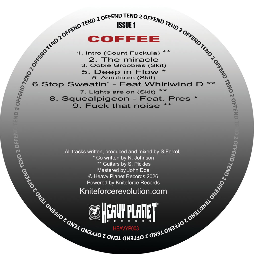 Tend 2 Offend - Tend 2 Offend (Coffee & Burger) - HEAVYP03SE A side label