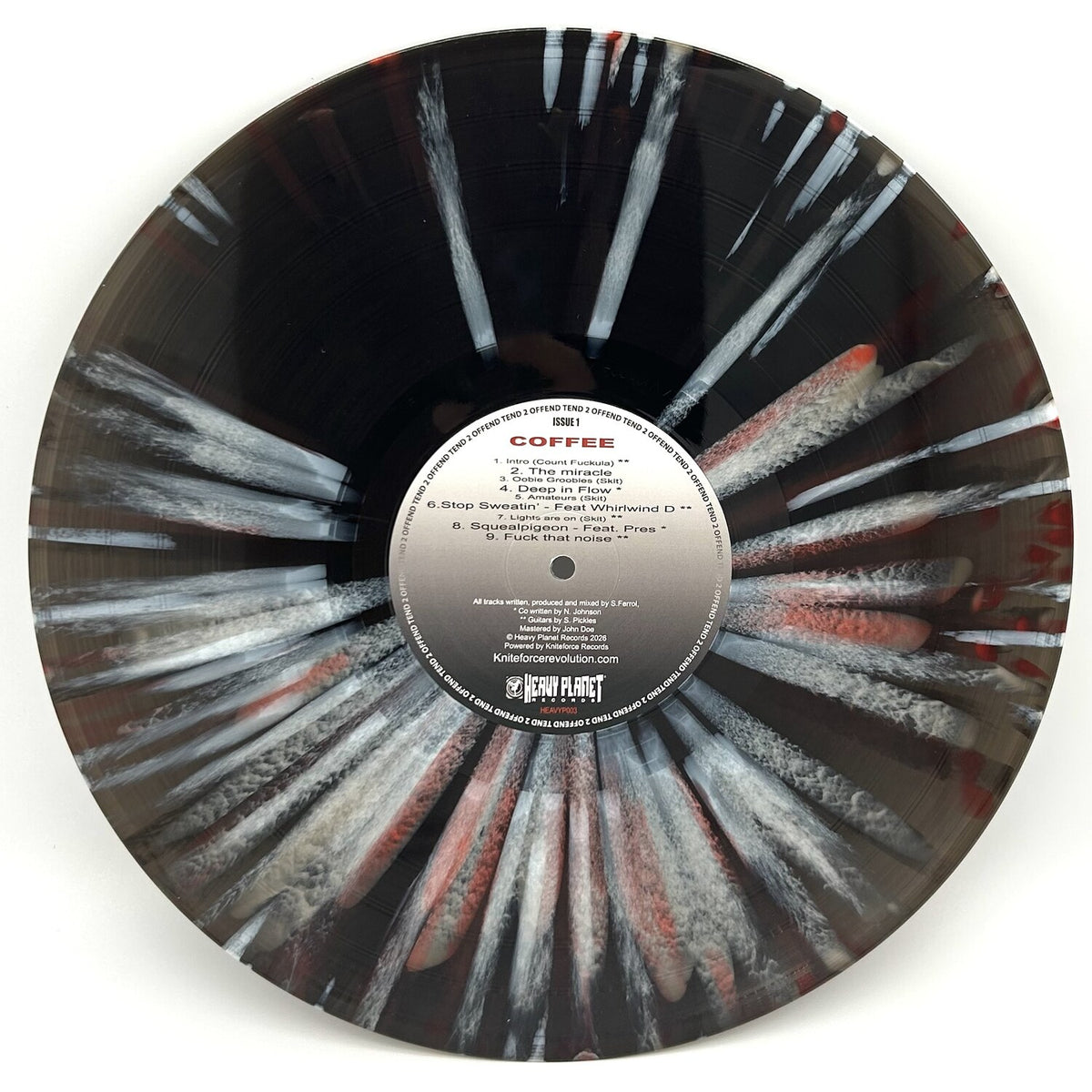 Tend 2 Offend - Tend 2 Offend (Coffee & Burger) - HEAVYP03SE vinyl A side