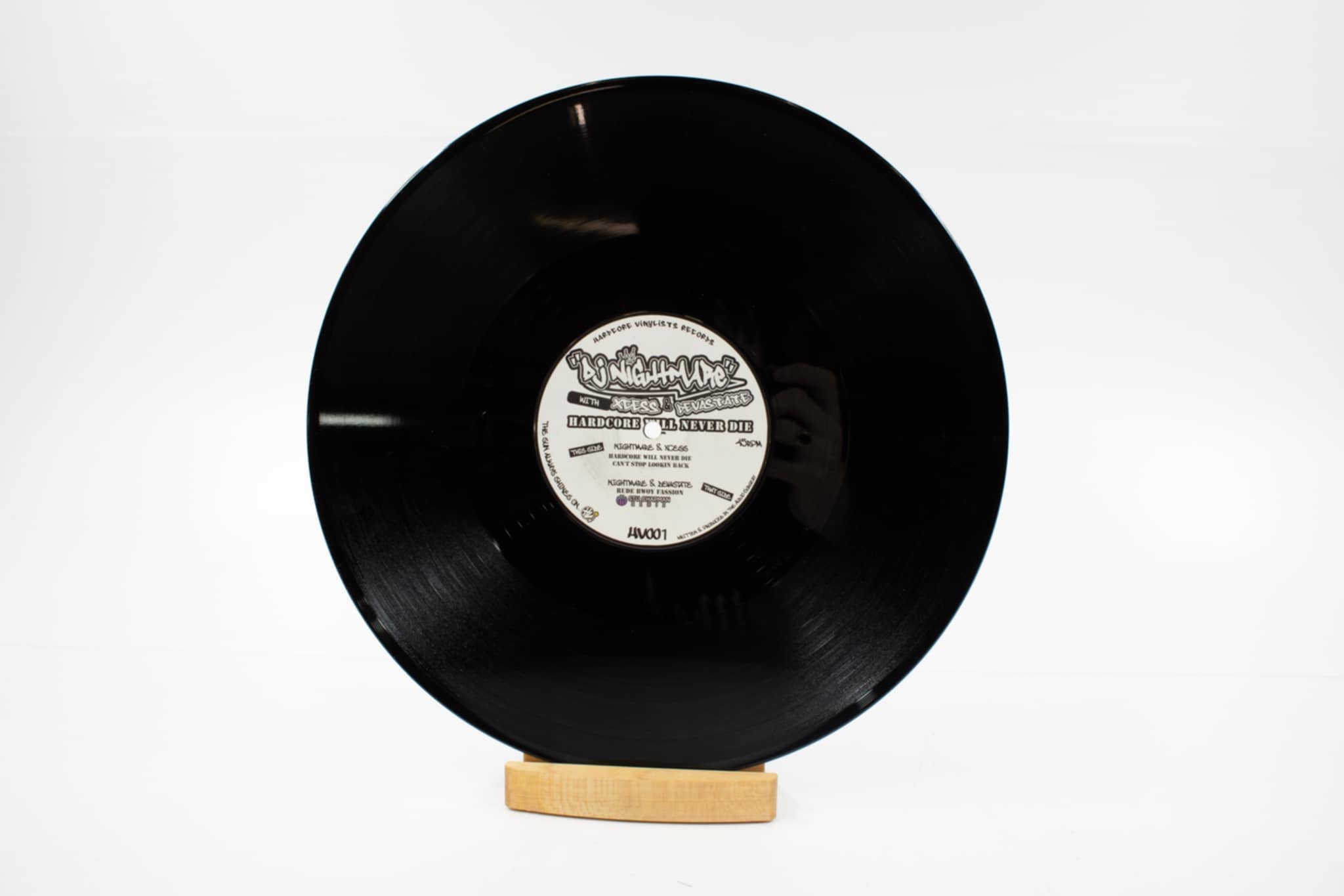 DJ Nightmare, Xcess + Devastate -  Hardcore Will Never Die EP -  Hardcore Vinylists -  12" vinyl -  HV001