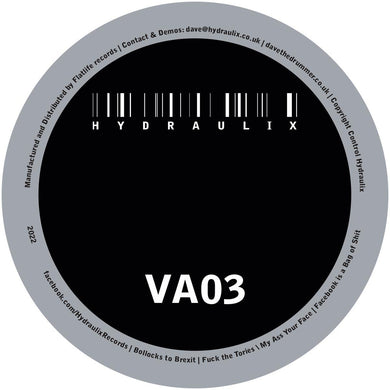 Various Artists - Hydraulix - Hydraulix VA03 [label sleeve / clear vinyl] - HYDROVA03 - 12