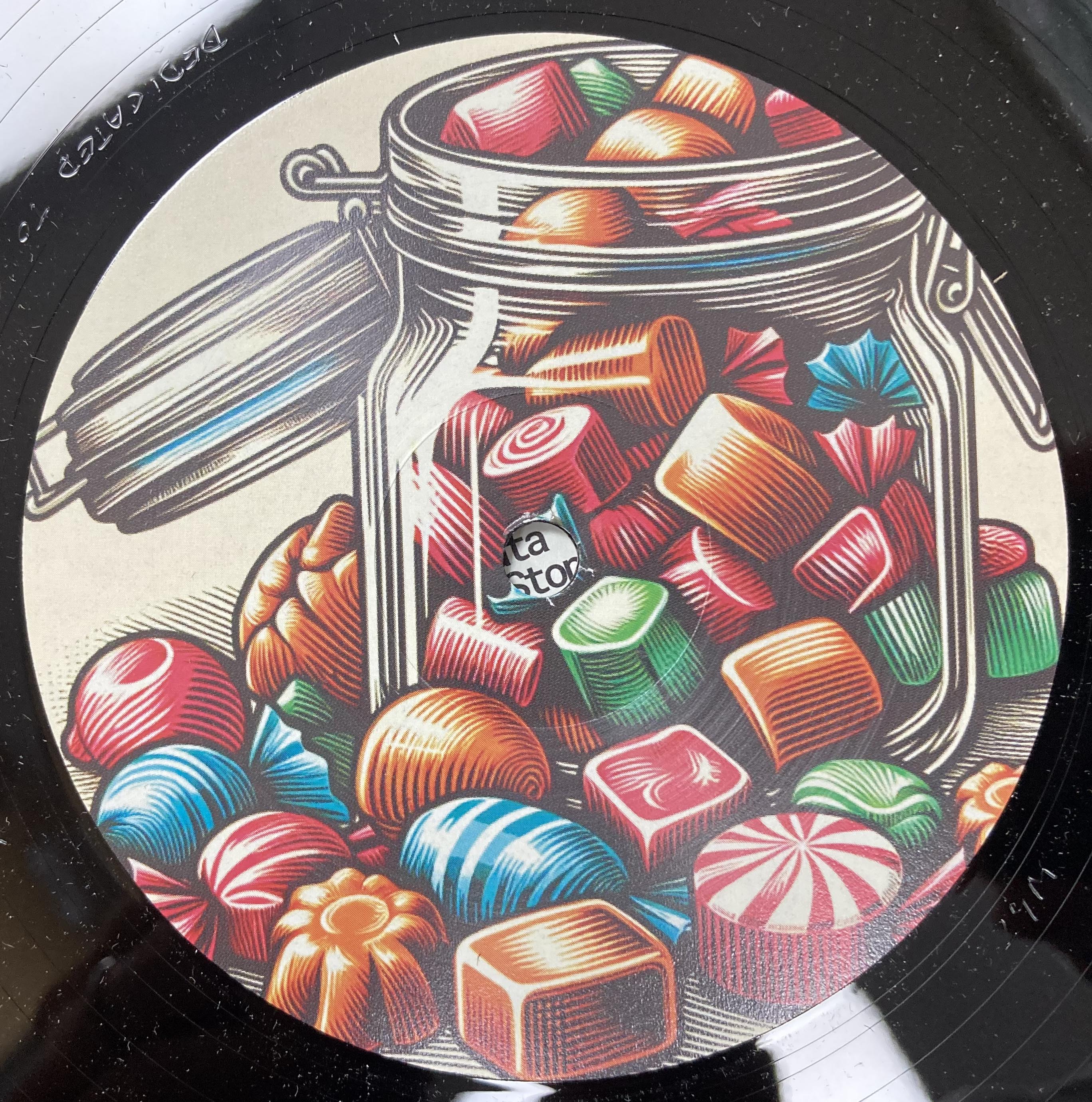 R.O.P./ Nayim /  Mr. Bug / Kruger  – Chaxiiiii Viriiiiiiia - Jax Noise Records -4 track  - 12"Blue or Black Vinyl - JAX002