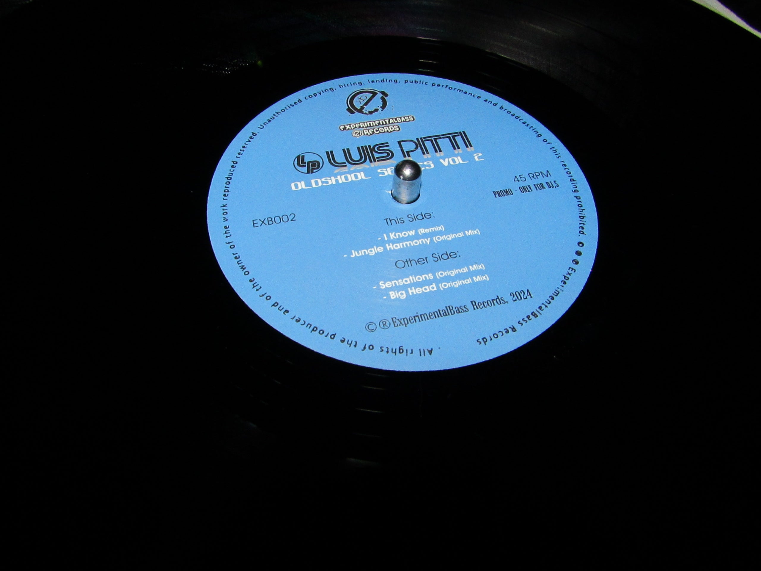 Luis Pitti - Old School Series Vol.2 - ExperimentalBass Records - EXB002 - 12" Vinyl