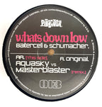 Baitercell & Schumacher – Whats Down Low - Passenger Records - Pasa013 12" Vinyl (2004 original press)