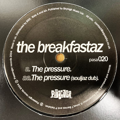 The Breakfastaz – The Pressure - Passenger Records - Pasa020 12