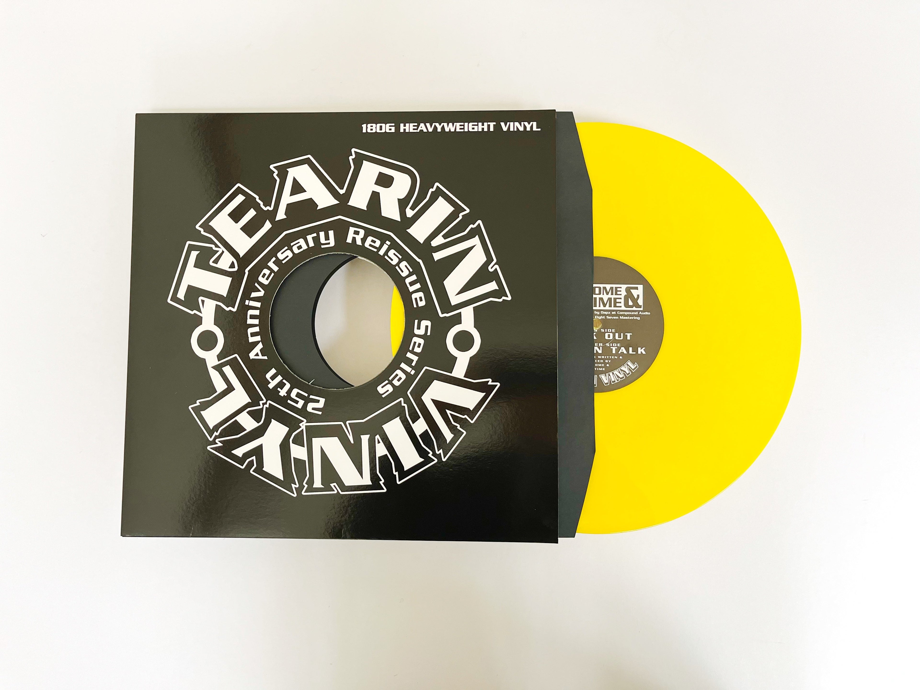 DJ Krome & Mr. Time ‘Brok Out/London Talk’ Limited Yellow 12"  Vinyl – TV-VFS001-YV